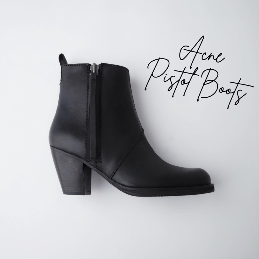 ACNE PISTOL BOOTS - best condition on the market! NWT. Discontinued.